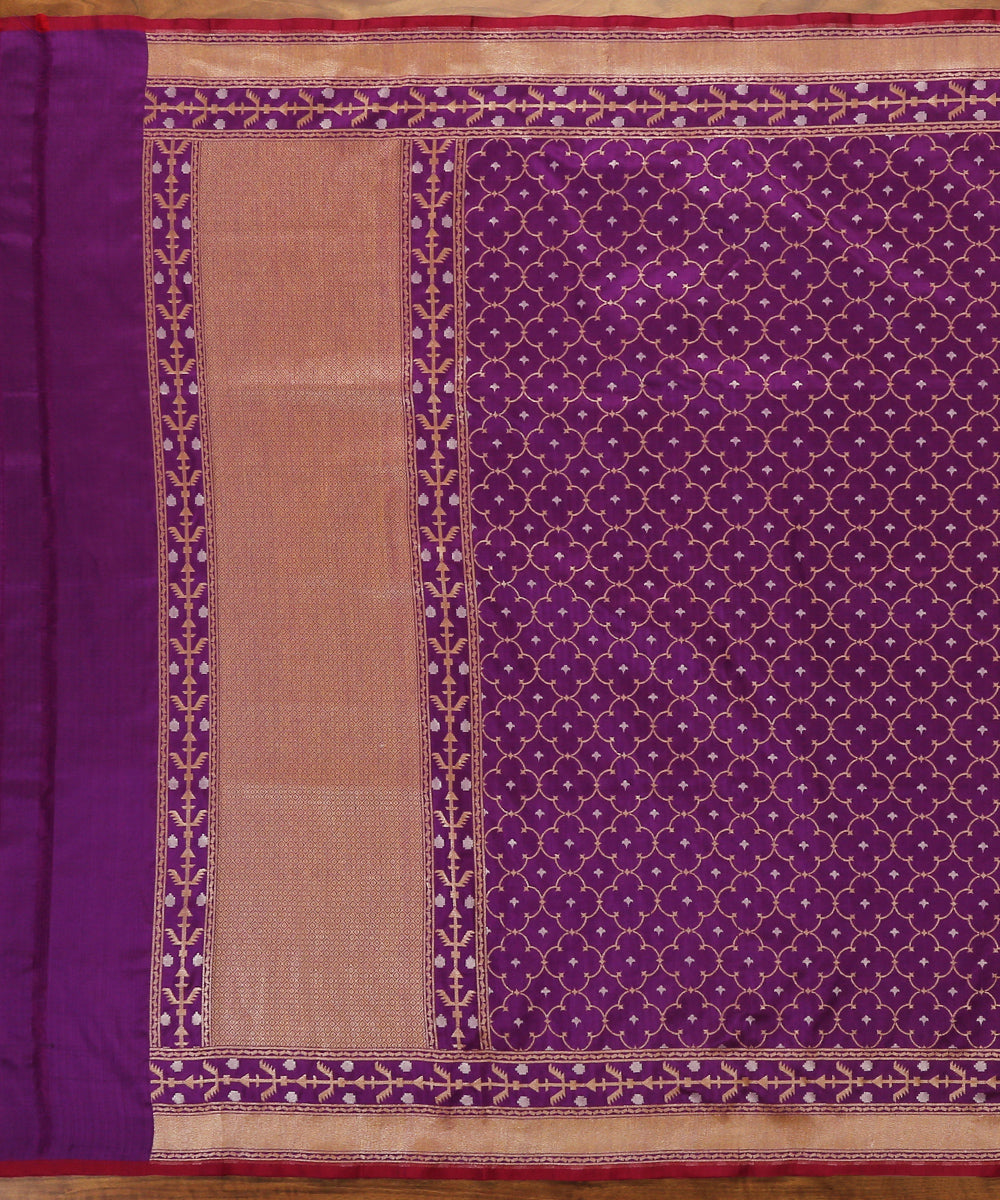 Purple_Handloom_Cutwork_Banarasi_Dupatta_with_Jamdani_Weave_WeaverStory_02