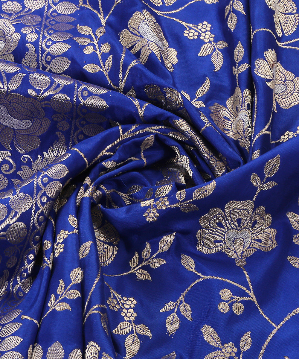 Royal_Blue_Handloom_Pure_Katan_Silk_Banarasi_Dupatta_Kadhwa_Jangla_WeaverStory_05