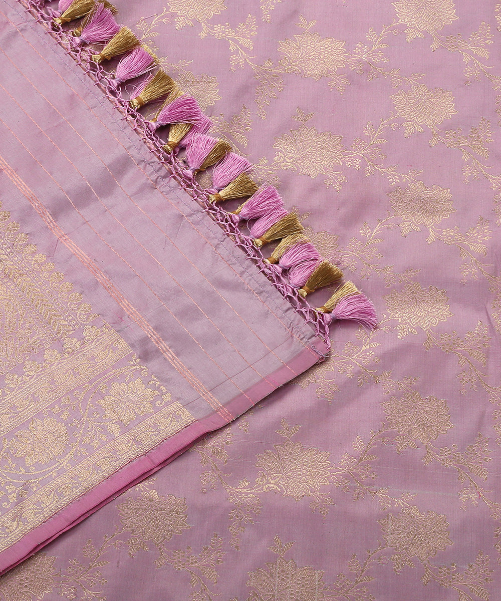 Pink_Handloom_Pure_Katan_Silk_Banarasi_Jangla_Dupatta_WeaverStory_04