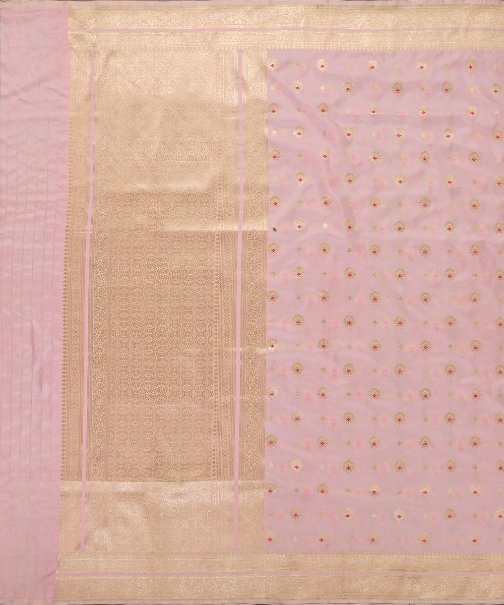 Light_Pink_Handloom_Pure_Katan_Silk_Banarasi_Dupatta_With_Meenakari_WeaverStory_02