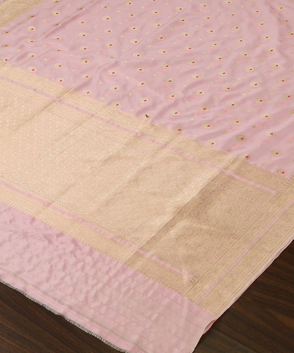 Light_Pink_Handloom_Pure_Katan_Silk_Banarasi_Dupatta_With_Meenakari_WeaverStory_03