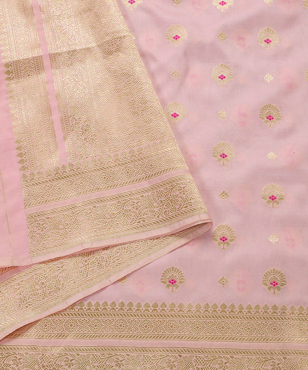 Light_Pink_Handloom_Pure_Katan_Silk_Banarasi_Dupatta_With_Meenakari_WeaverStory_04