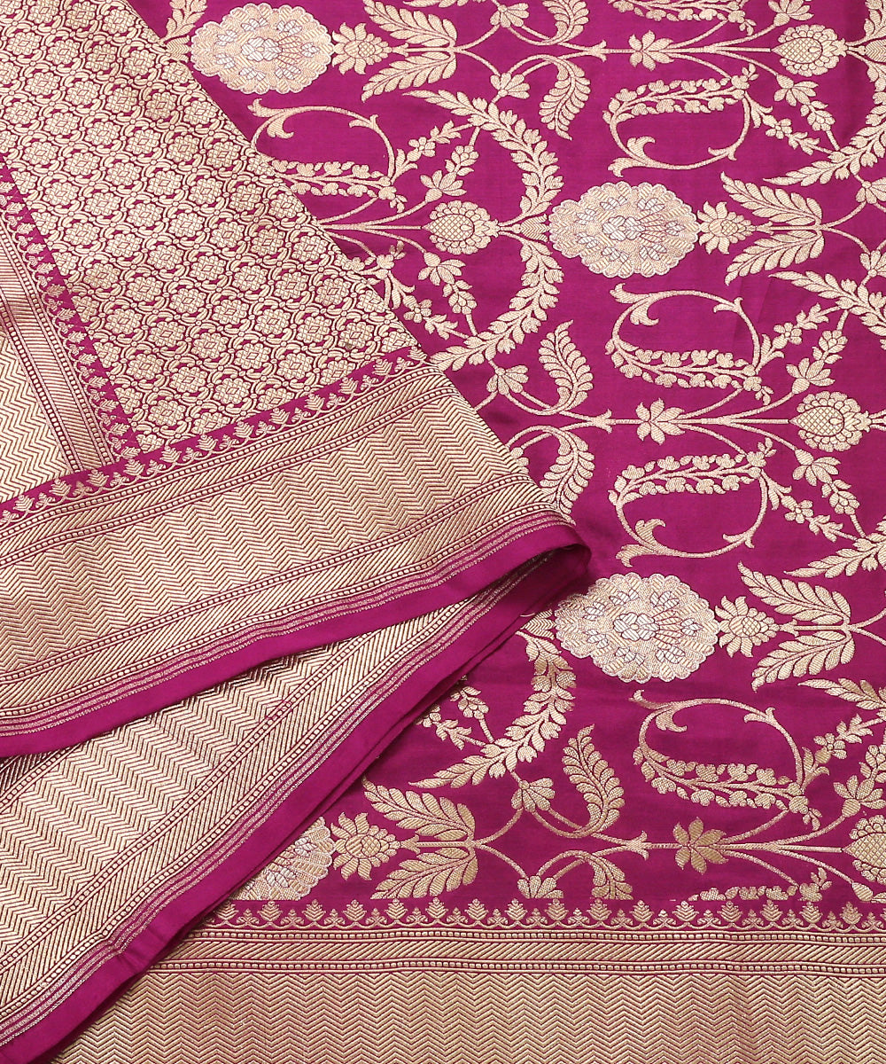 Purple_Handloom_Pure_Katan_Silk_Banarasi_Dupatta_With_Cutwork_Weave_and_Meenakari_Jaal_WeaverStory_04