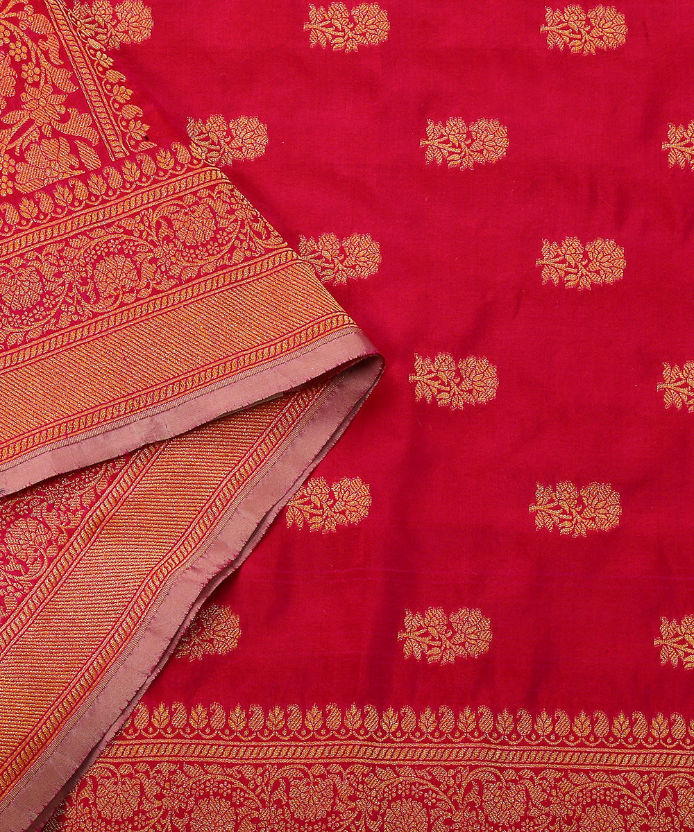 Handloom_Pink_Pure_Katan_Silk_Banarasi_Dupatta_With_Intricate_Booti_WeaverStory_04
