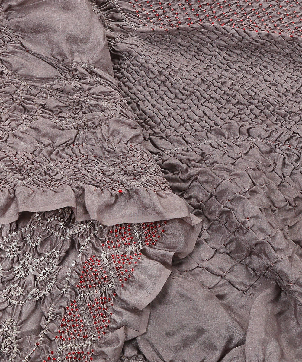 Grey_Handloom_Gajji_Silk_Bandhej_Dupatta_WeaverStory_05