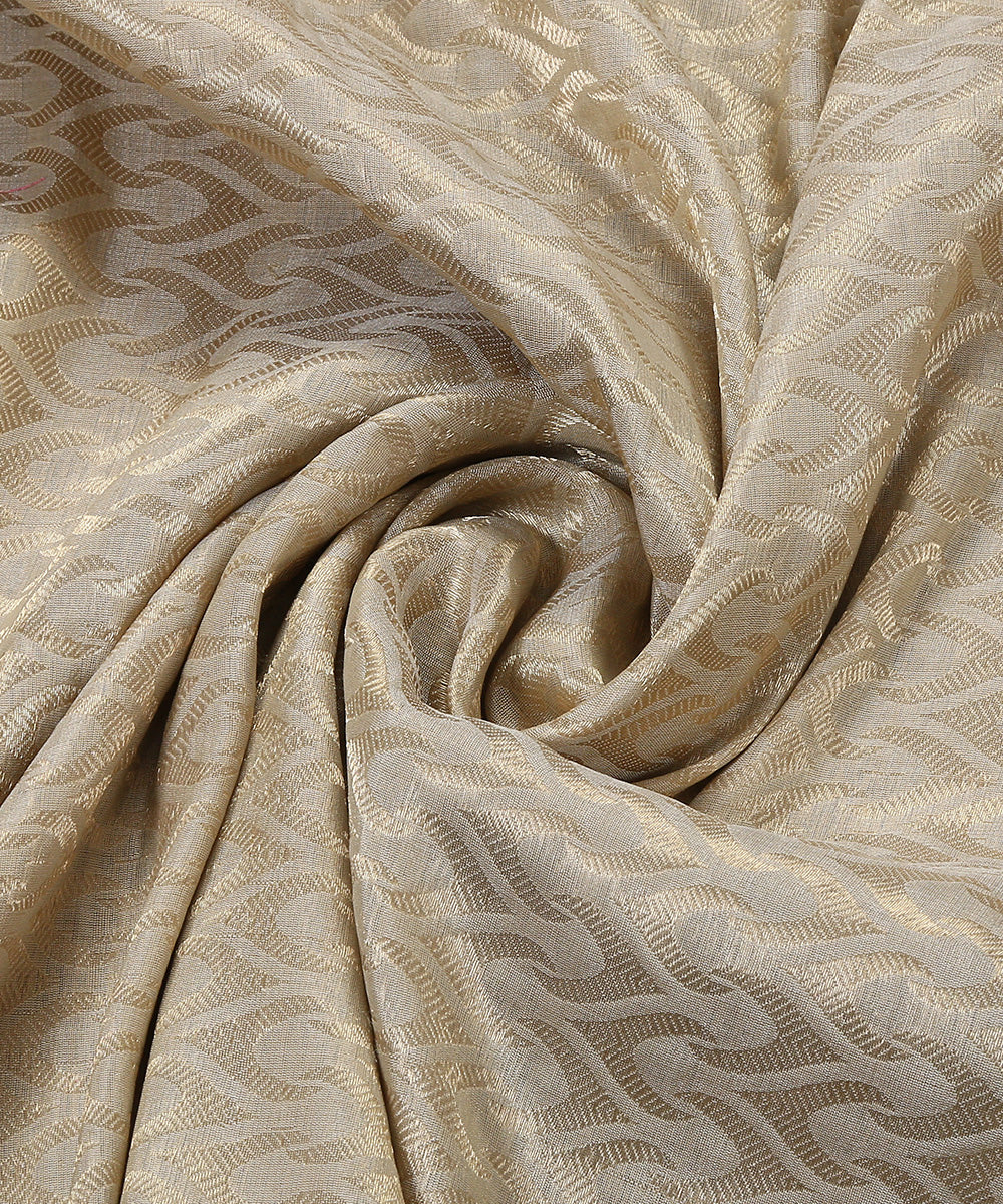 Beige_Handloom_Cotton_Silk_Banarasi_Dupatta_with_Brocade_Zari_Jaal_WeaverStory_05
