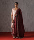 Maroon_Handloom_Pure_Organza_Dupatta_With_Hand_Embroidered_Zardozi_And_Beadwork_WeaverStory_01