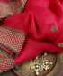 Red_Handloom_Pure_Organza_Embroidered_Dupatta_With_Zardozi_Border_WeaverStory_01