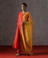 Yellow_Handloom_Organza_Dupatta_With_Hand_Embroidered_Border_WeaverStory_01