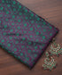 Handloom_Green_And_Purple_Pure_Katan_Silk_Tanchoi_Banarasi_Fabric_with_Floral_Jaal_WeaverStory_01