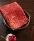 Red_Handloom_Brocade_Pure_Katan_Silk_Banarasi_Fabric_With_Blue_Meenakari_WeaverStory_01