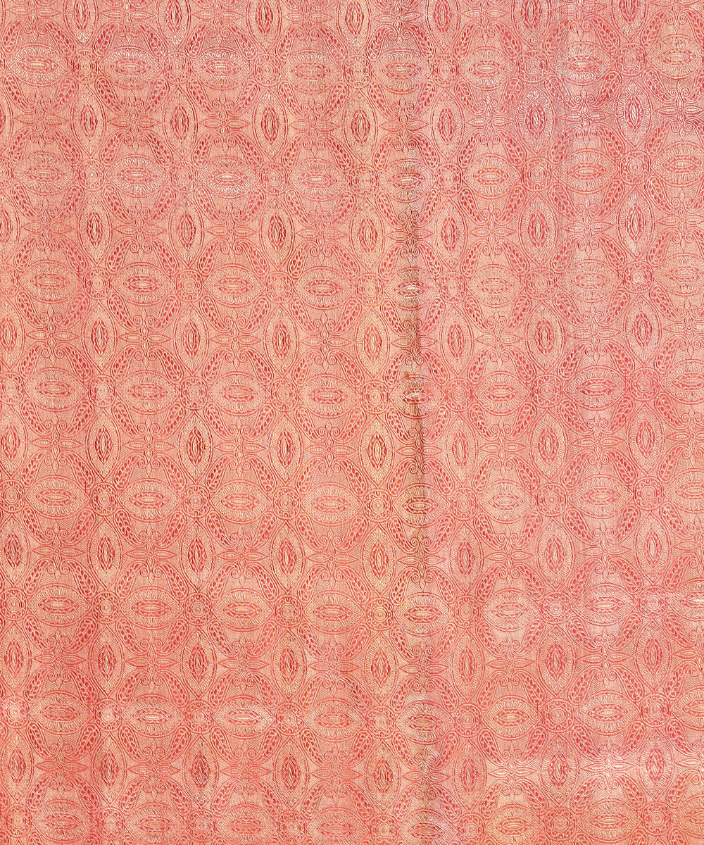 Maroon_Handloom_Kimkhab_Pure_Katan_Silk_Banarasi_Fabric_With_Tested_Zari_WeaverStory_02