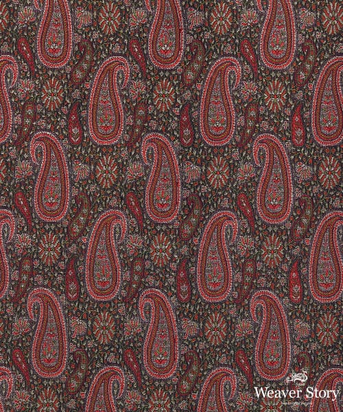 Handloom_Purple_Pure_Katan_Silk_Jamawar_Banarasi_Fabric_With_Three_Color_Zari_WeaverStory_03