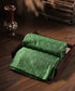 Handloom_Heena_Green_Pure_Tussar_Silk_Banarasi_Fabric_With_Cutwork_Booti_WeaverStory_01