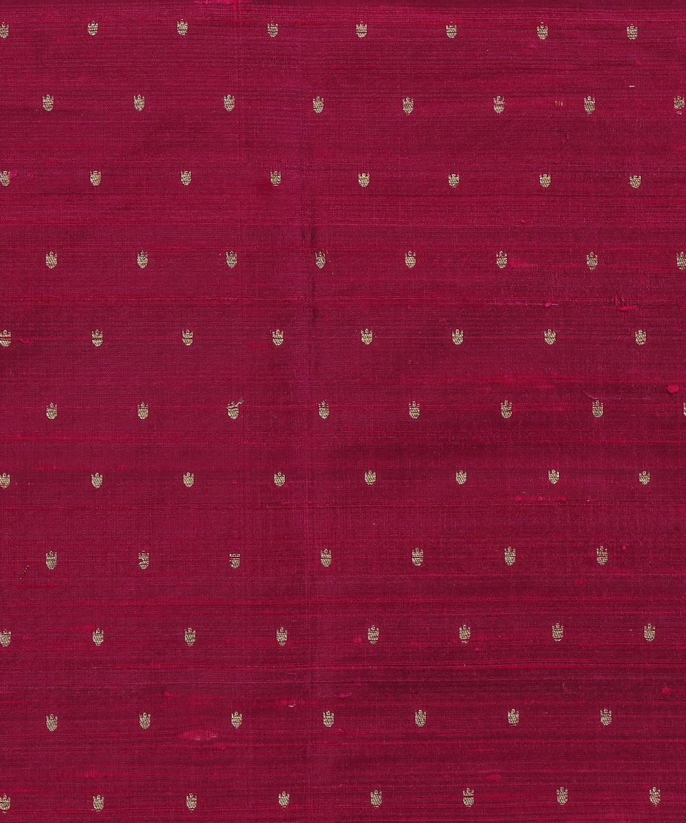 Purple_Handloom_Pure_Tussar_Silk_Banarasi_Fabric_With_Cutwork_Weave_WeaverStory_02