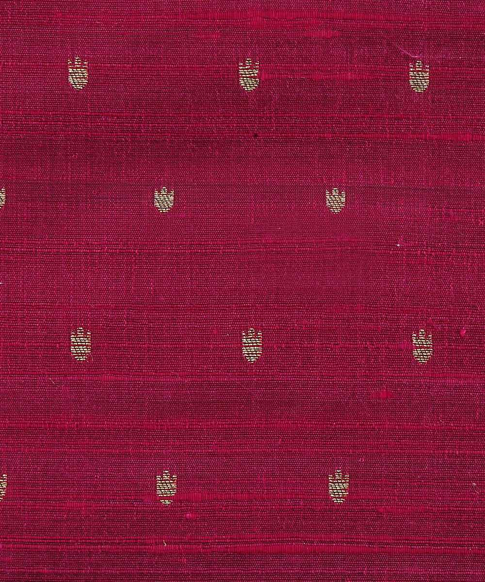 Purple_Handloom_Pure_Tussar_Silk_Banarasi_Fabric_With_Cutwork_Weave_WeaverStory_03