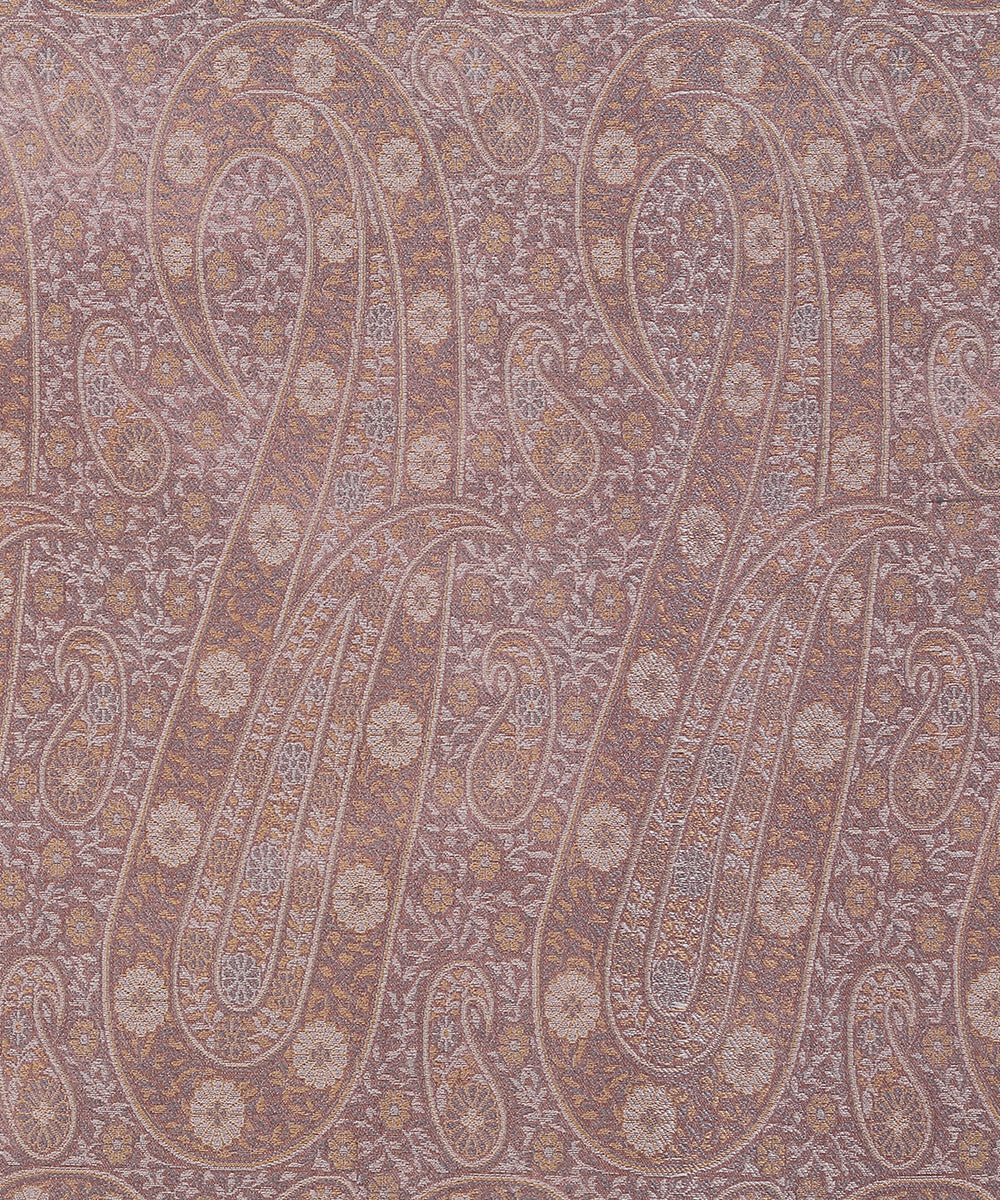 Handloom_Pastel_Purple_Pure_Katan_Silk_Kimkhab_Banarasi_Fabric_With_3_Color_Resham_Work_WeaverStory_03
