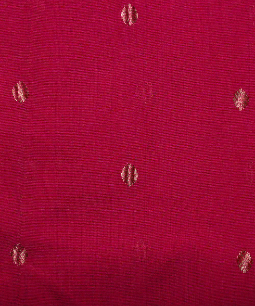 Rani_Handloom_Chanderi_Fabric_With_Zari_Booti_WeaverStory_03