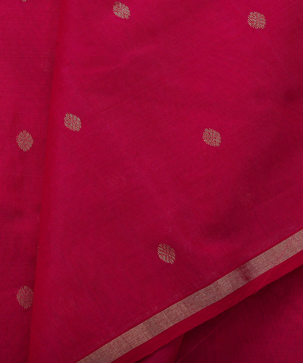 Rani_Handloom_Chanderi_Fabric_With_Zari_Booti_WeaverStory_04