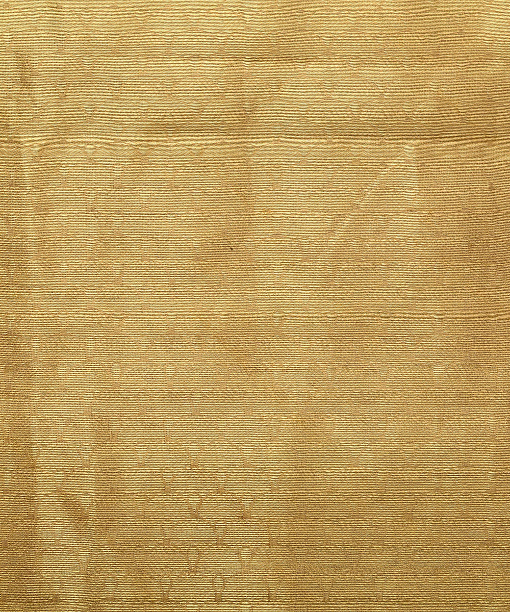 Gold_Handloom_Self_Design_Brocade_Tissue_Chanderi_Fabric_WeaverStory_02