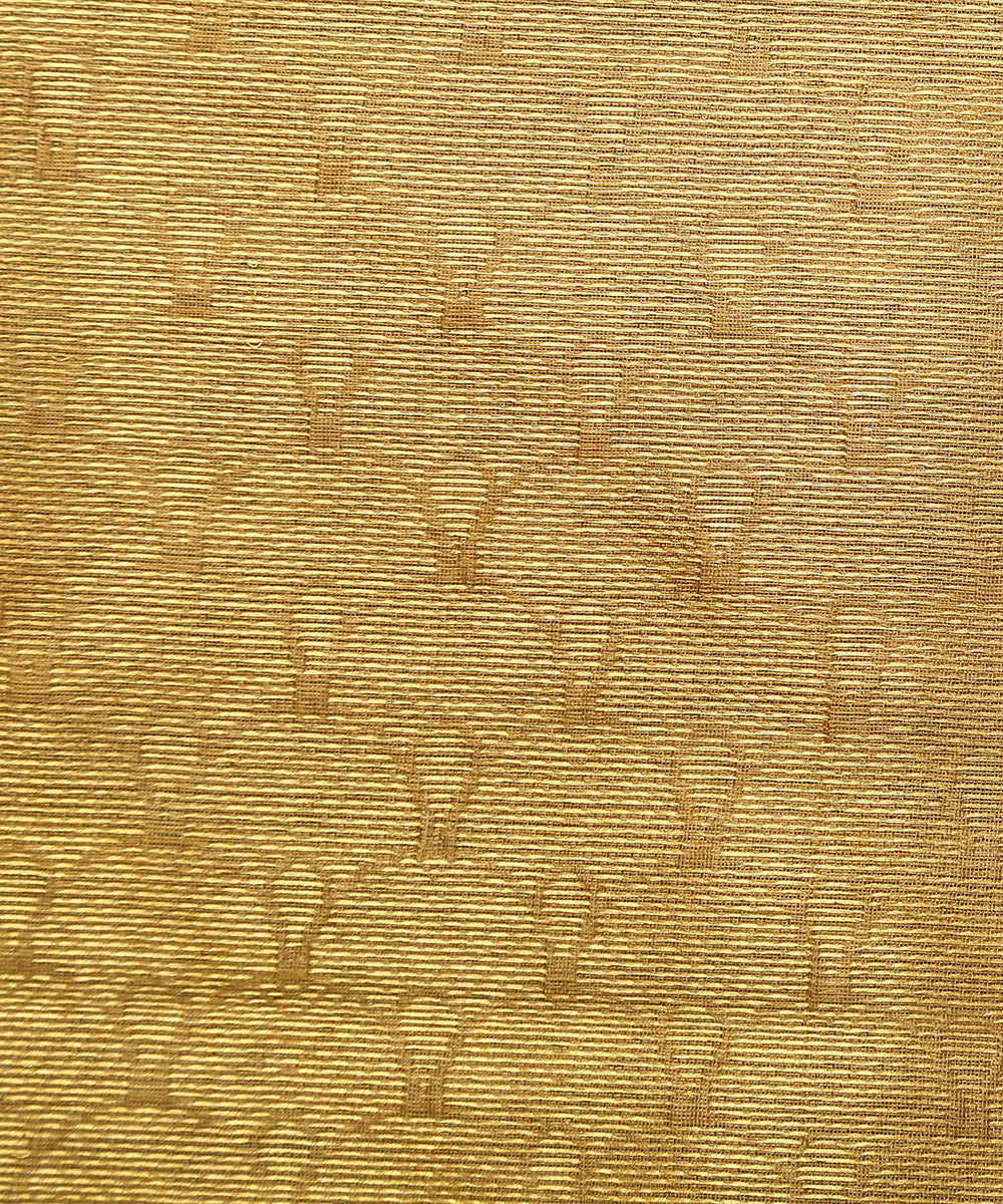 Gold_Handloom_Self_Design_Brocade_Tissue_Chanderi_Fabric_WeaverStory_03