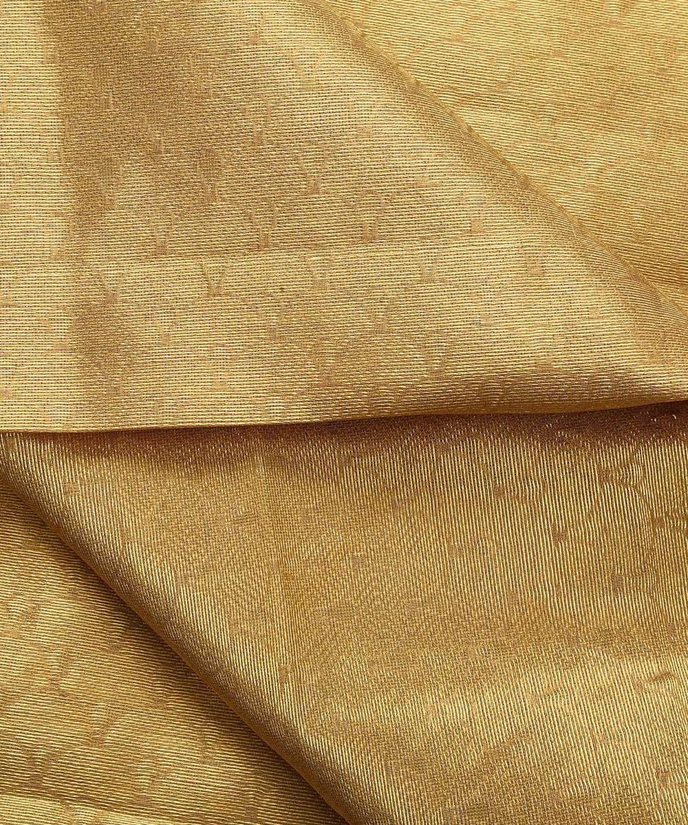 Gold_Handloom_Self_Design_Brocade_Tissue_Chanderi_Fabric_WeaverStory_04