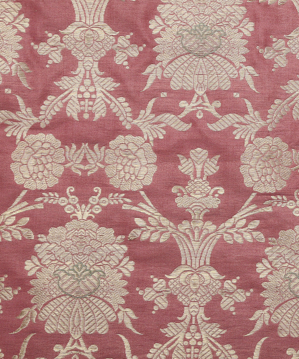 Rose_Pink_Handloom_Pure_Katan_Silk_Kimkhab_Banarasi_Fabric_WeaverStory_03
