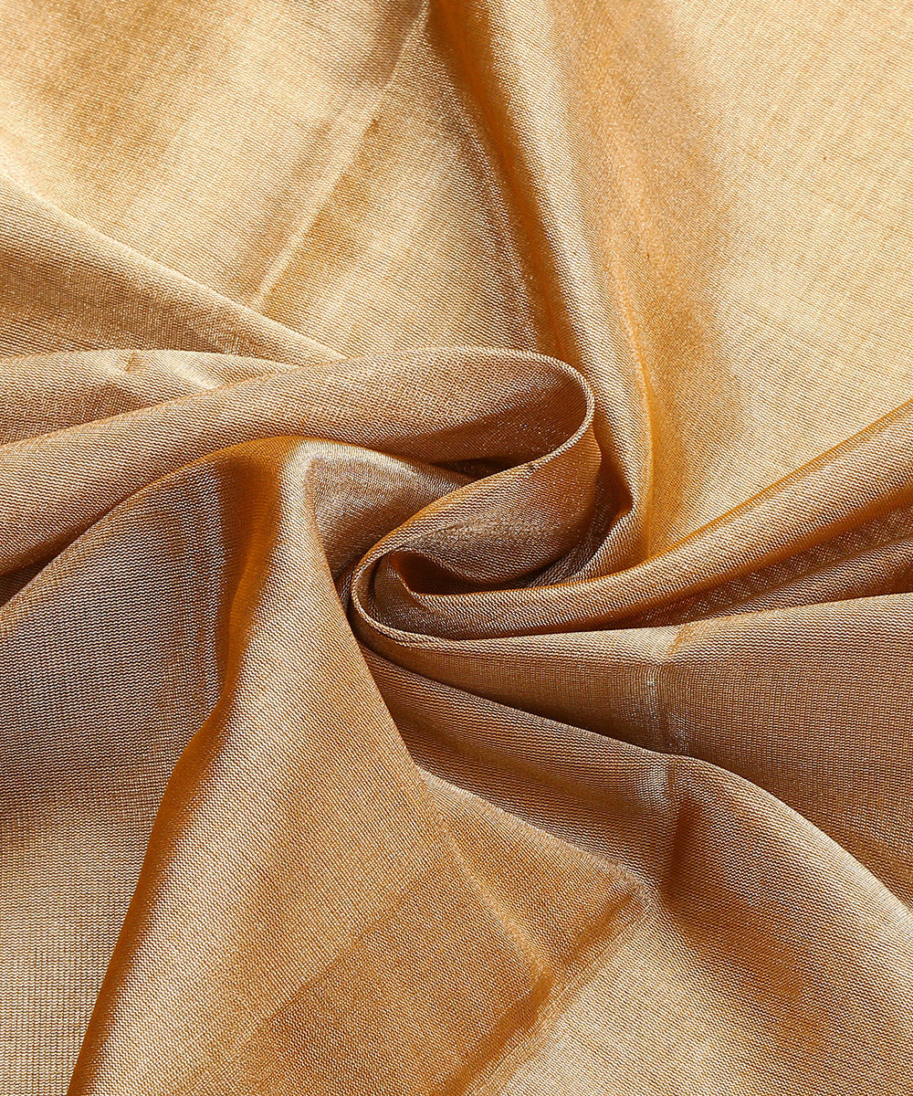 Handloom_Champagne_Gold_Tissue_Chanderi_Fabric_WeaverStory_05