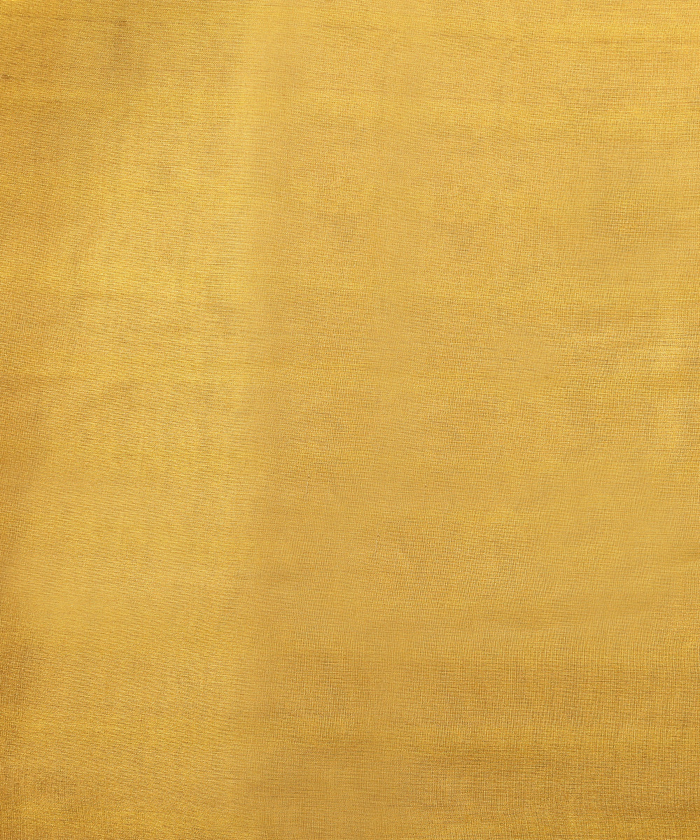Yellow_Handloom_Gold_Tissue_Chanderi_Fabric_WeaverStory_02