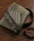 Olive_Handloom_Cotton_Silk_Brocade_Banarasi_Fabric_With_Zigzag_Zari_Jaal_WeaverStory_01