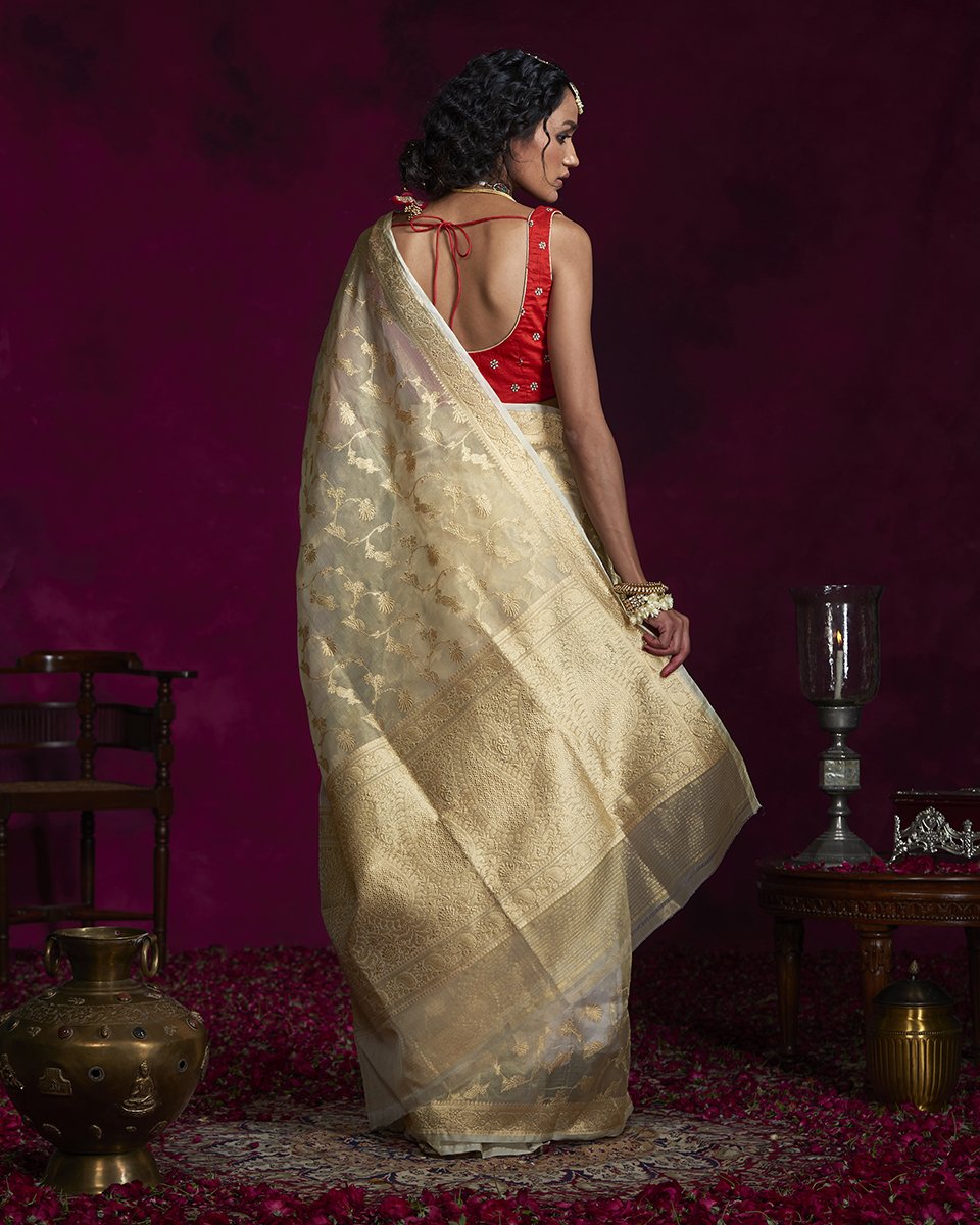 Gold_Handloom_Banarasi_Tissue_Kadhwa_Jangla_Saree_WeaverStory_03