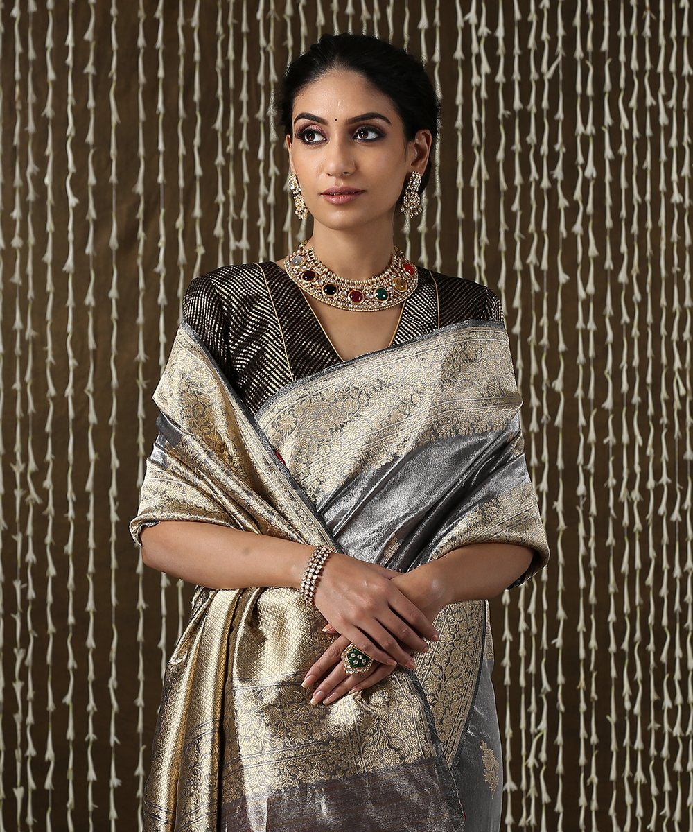 Grey_Handloom_Tissue_Banarasi_Saree_with_Kadhwa_Weave_and_Boota_Design_WeaverStory_01