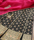 Handloom_Pure_Katan_Silk_Black_Banarasi_Lehenga_with_Meenakari_WeaverStory_01