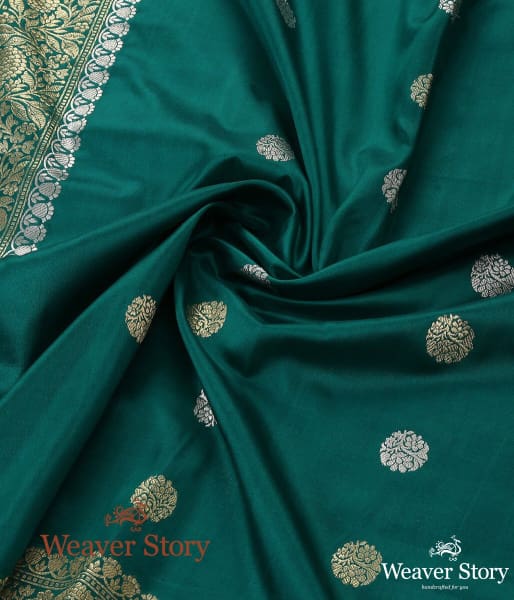Handloom_Green_Ginni_Booti_Dupatta_WeaverStory_05