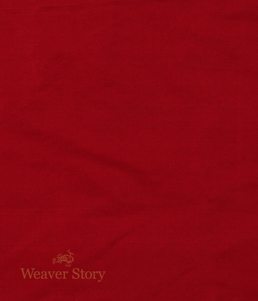 Handloom_Maroon_Banarasi_Lehenga_with_Blouse_WeaverStory_06