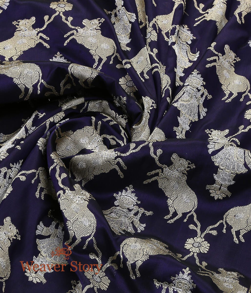 Handloom_Blue_Banarasi_Katan_Silk_Dupatta_with_Pichwai_Woven_Motifs_WeaverStory_05