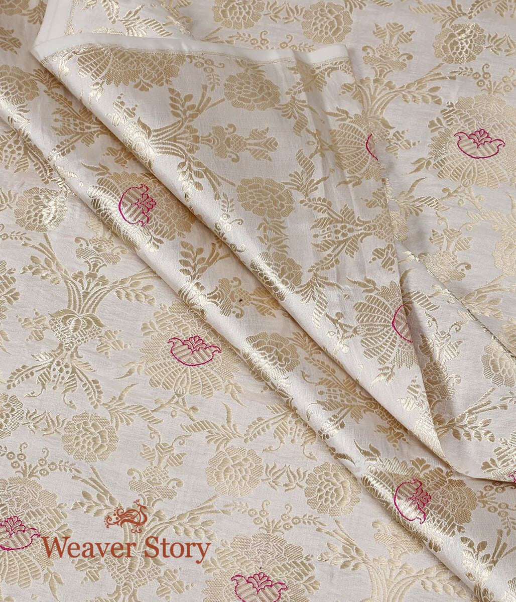 Handloom_Offwhite_Kimkhab_Brocade_Fabric_WeaverStory_02