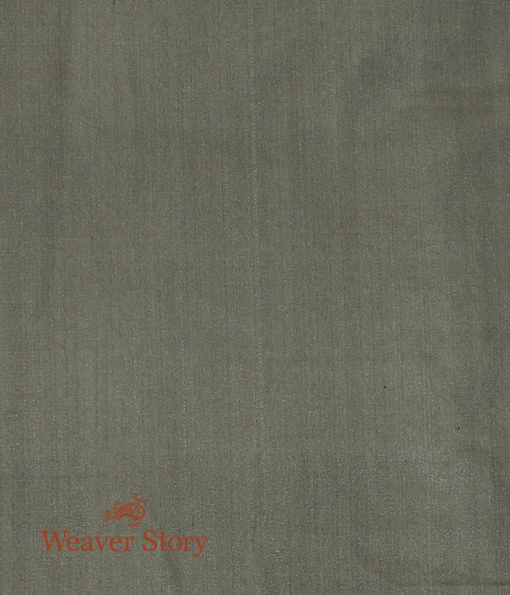 Handloom_Pure_Satin_Silk_Grey_Banarasi_Shikargah_Lehenga_with_Kadhwa_Weave_WeaverStory_06