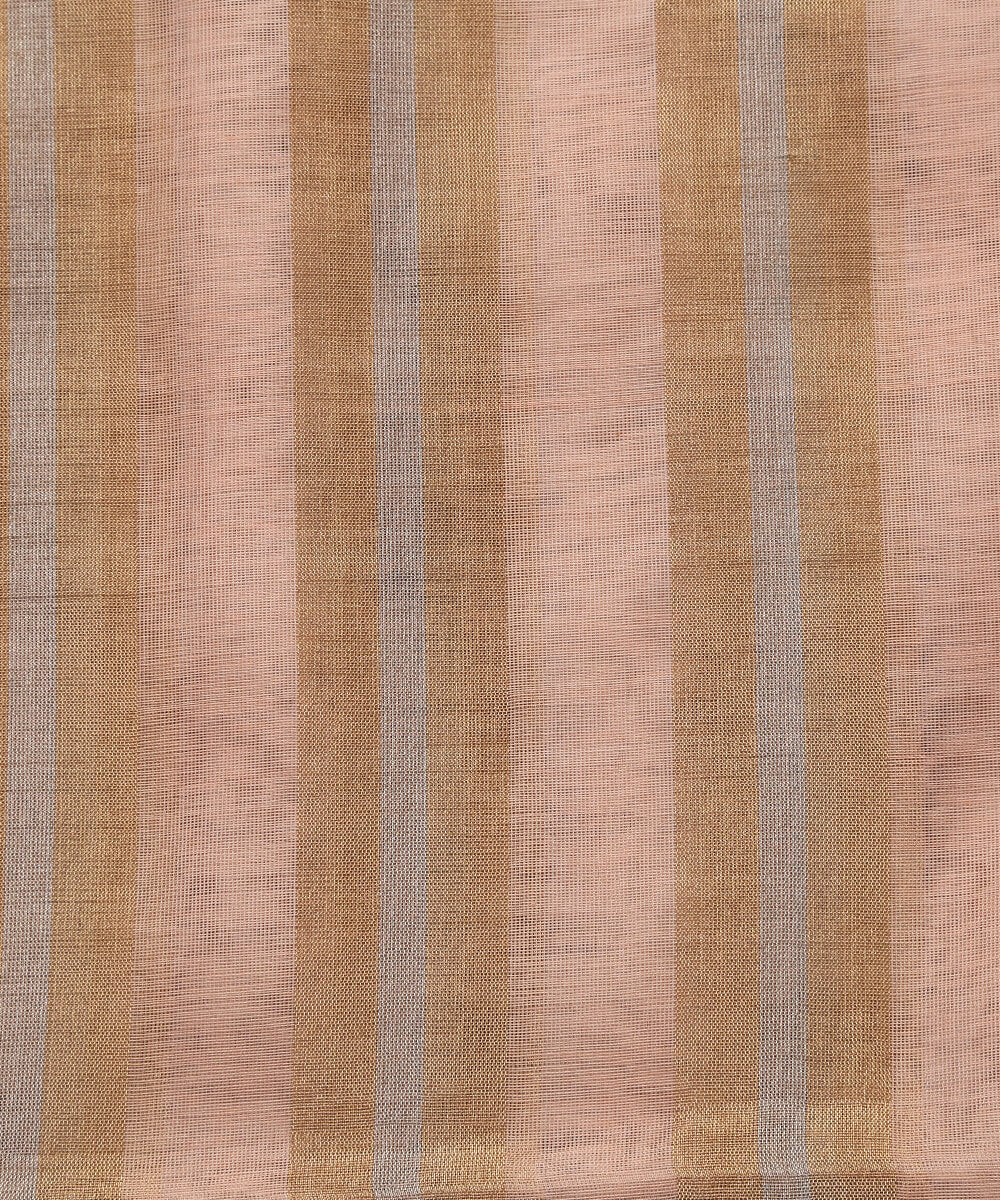 Handloom_Chanderi_Silk_Cotton_Fabric_with_Tissue_Stripes_WeaverStory_03