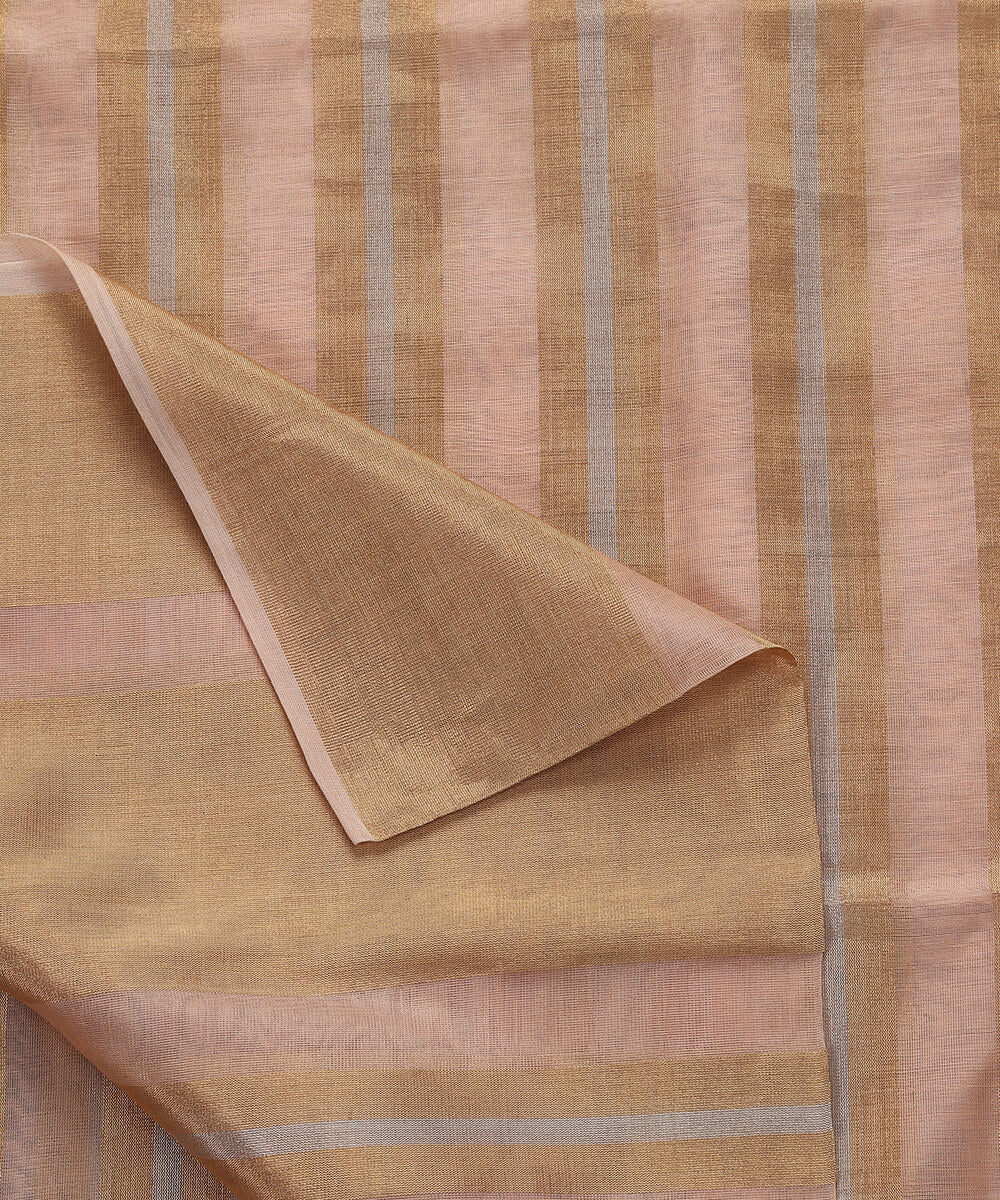Handloom_Chanderi_Silk_Cotton_Fabric_with_Tissue_Stripes_WeaverStory_04