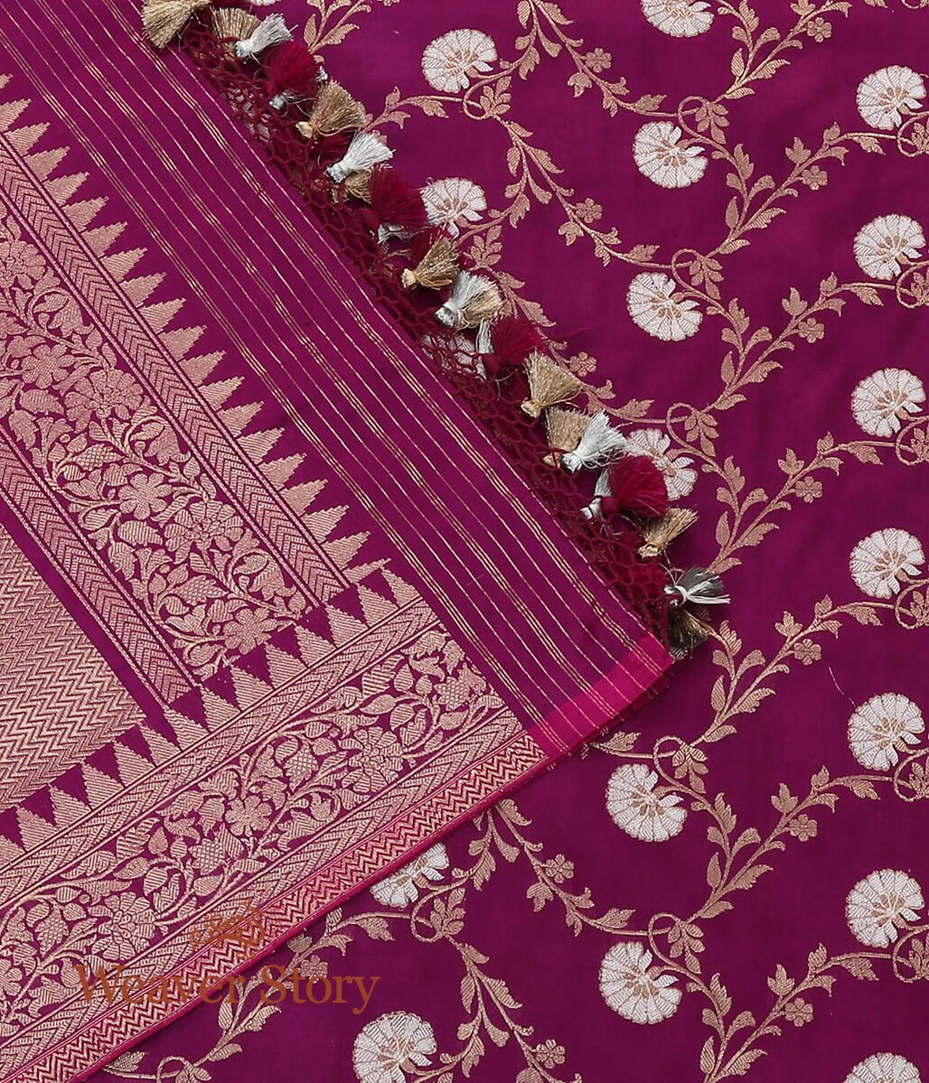 Handloom_Plum_Sona_Rupa_Kadhwa_Jaal_Dupatta_Woven_with_Gold_and_Silver_Zari_WeaverStory_04
