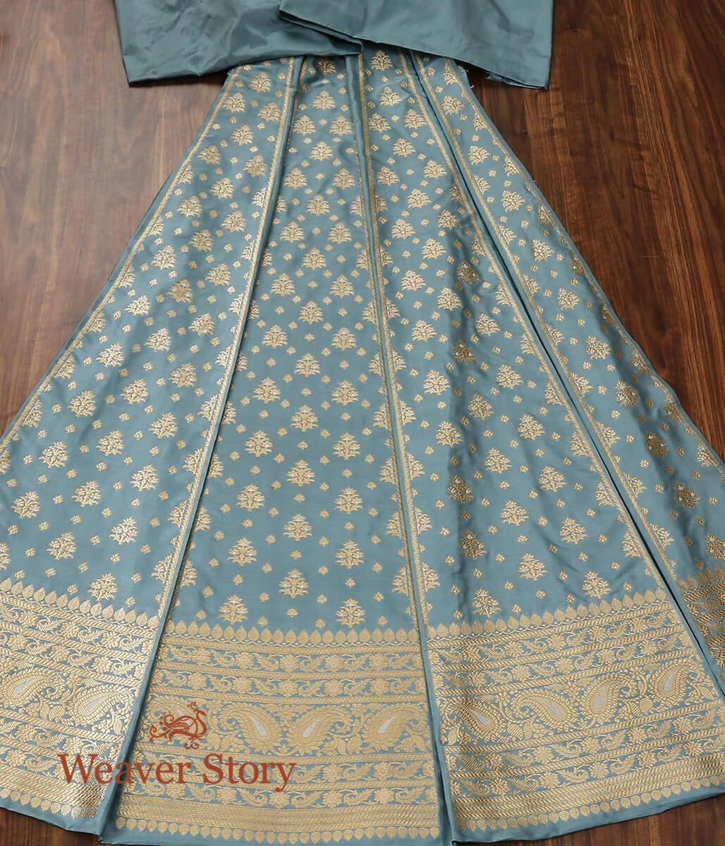 Handloom_Powder_Blue_Pure_Katan_Silk_Banarasi_Lehenga_with_Meenakari_WeaverStory_02