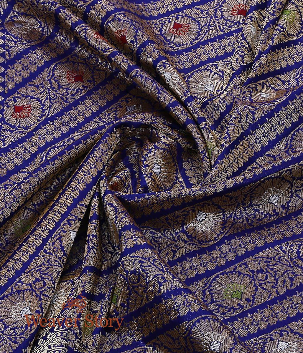 Handloom_Blue_Banarasi_Kimkhab_Dupatta_woven_in_Pure_Katan_silk_WeaverStory_05