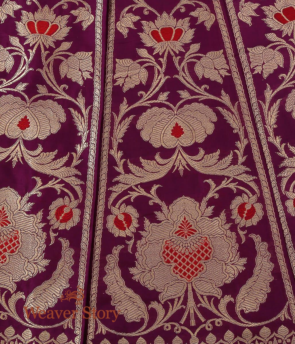 Handloom_Pure_Katan_Silk_Banarasi_Lehenga_with_Meenakari_WeaverStory_04