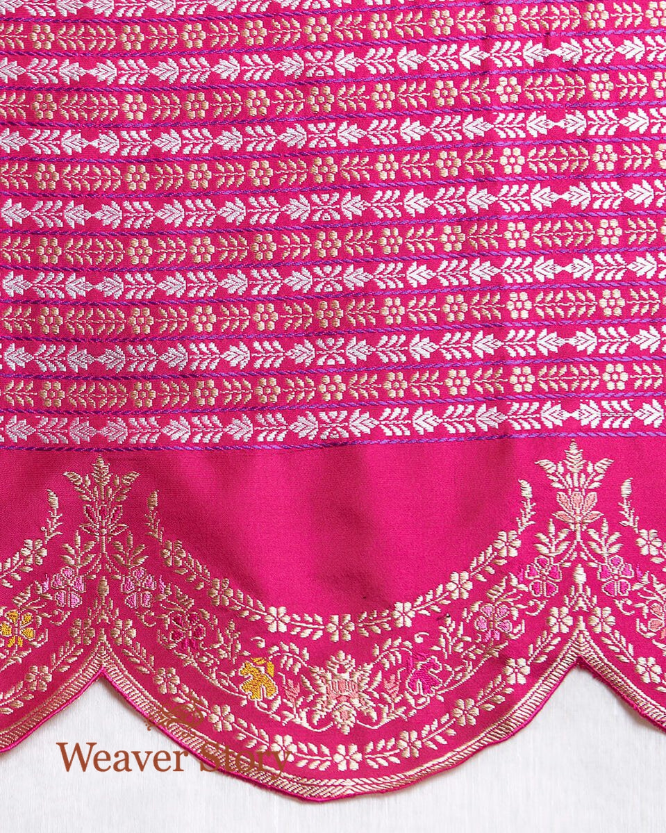 Handloom_Purple_Banarasi_Silk_Saree_with_Scalloped_Borders_WeaverStory_05