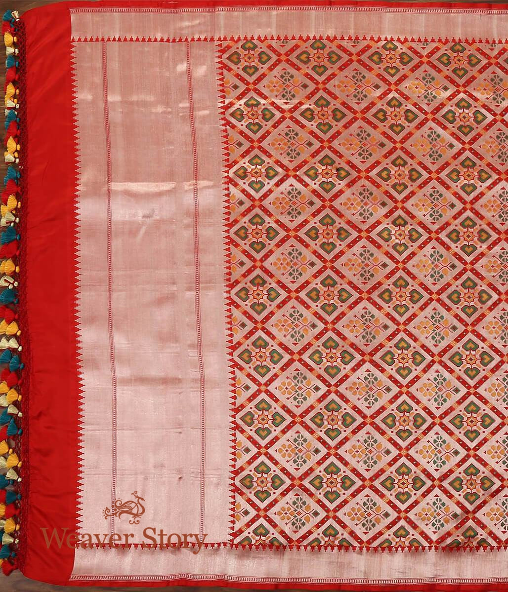 Handloom_Red_Banarasi_Patola_Dupatta_woven_in_Pure_Katan_Silk_WeaverStory_02