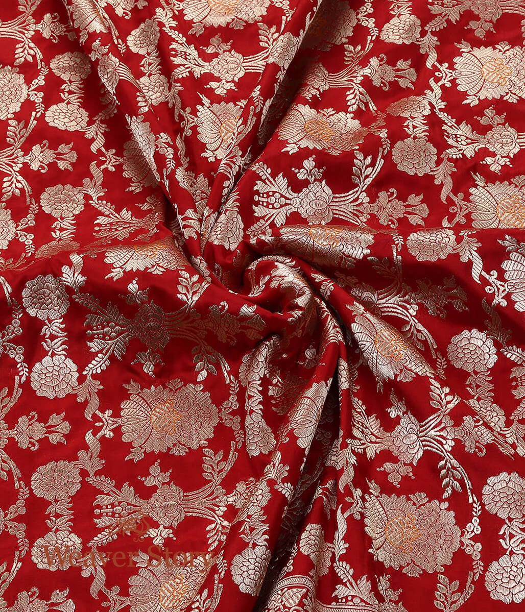 Red_Handloom_Banarasi_Katan_Silk_Dupatta_with_Meenakari_WeaverStory_05