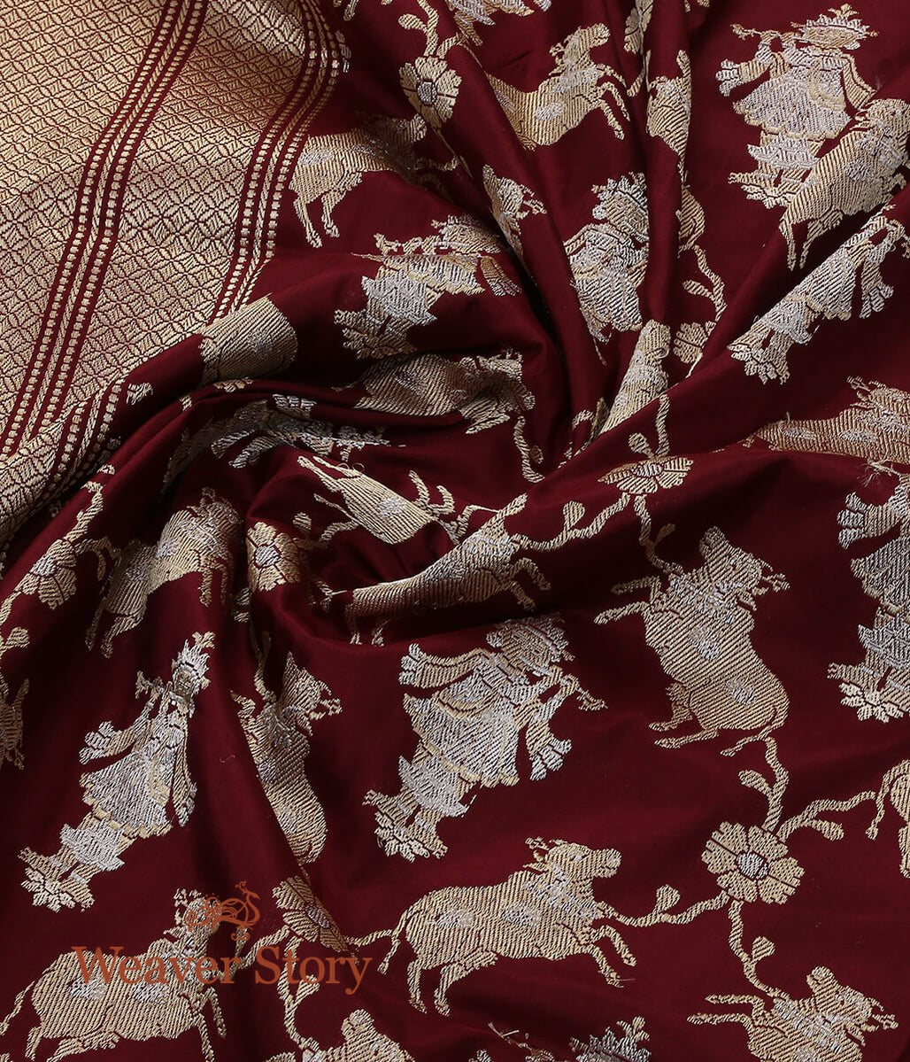 Handloom_Wine_Color_Banarasi_Katan_Silk_Dupatta_with_Pichwai_Woven_Motifs_WeaverStory_05