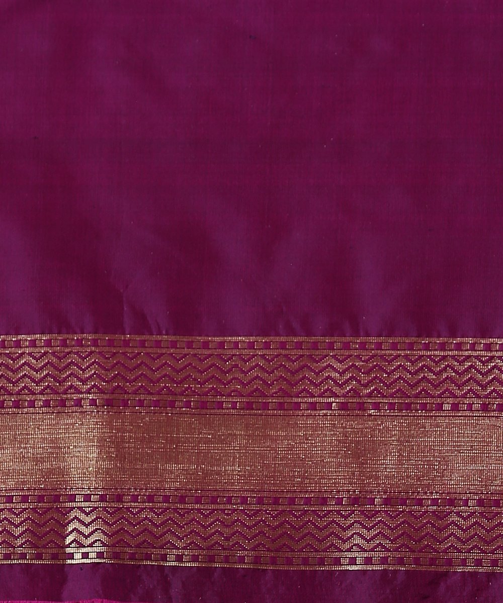Handloom_Blue_Banarasi_Patola_Saree_With_Purple_Border_WeaverStory_05