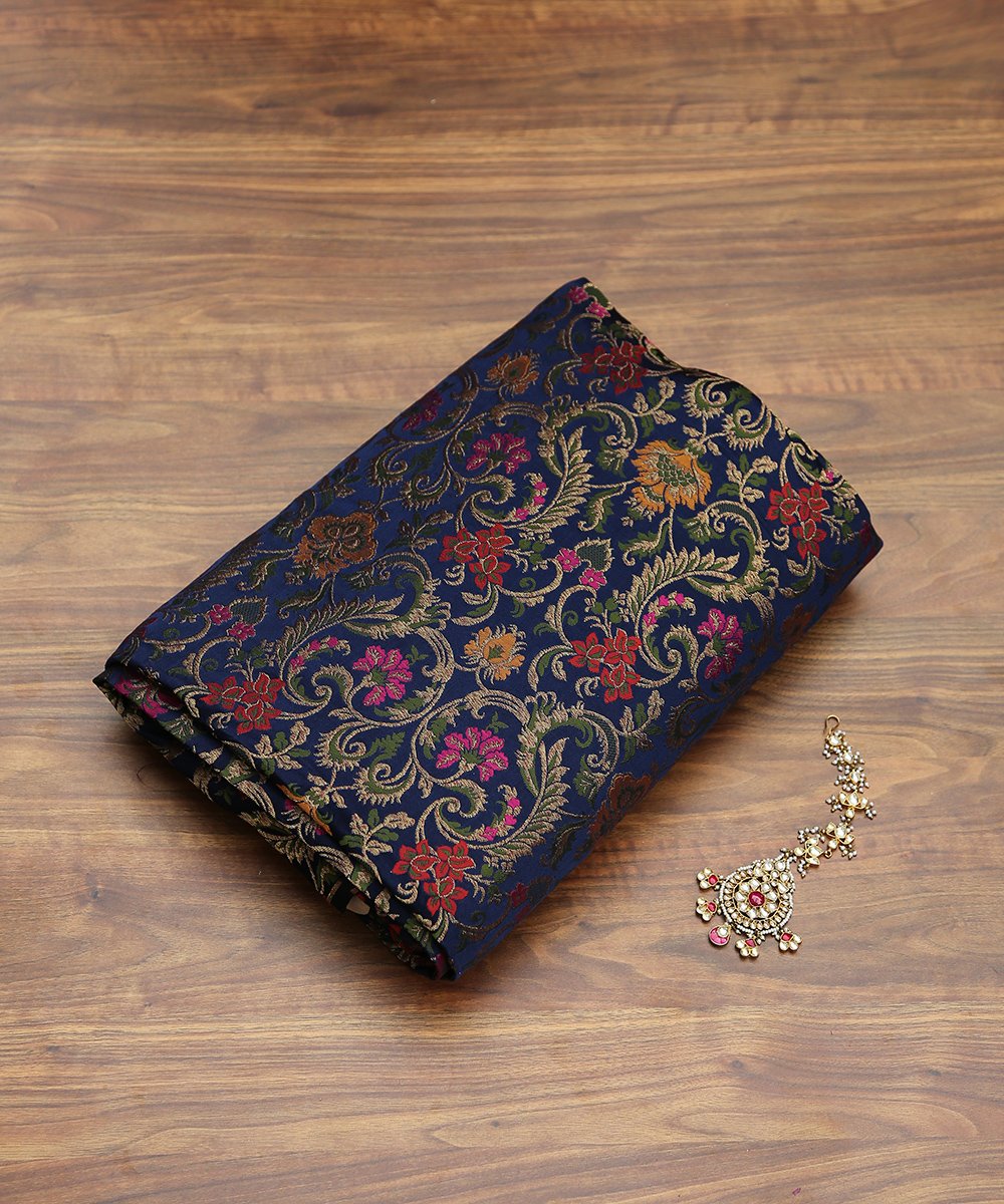 Handloom_Blue_Pure_Katan_Silk_Kimkhab_Banarasi_Fabric_with_Meenakari_WeaverStory_01